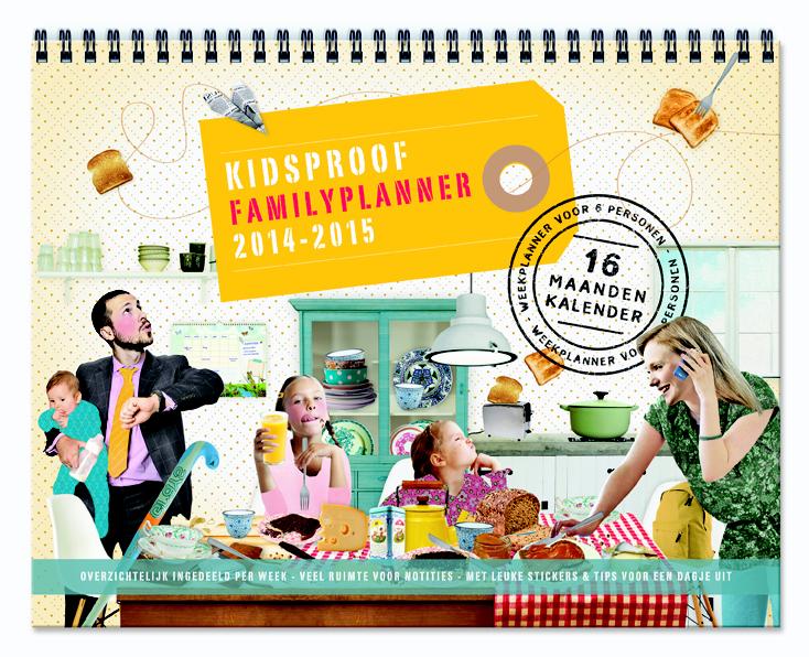 Omslag van Kidsproof Family Planner - 6 exemplaren 2014/2015