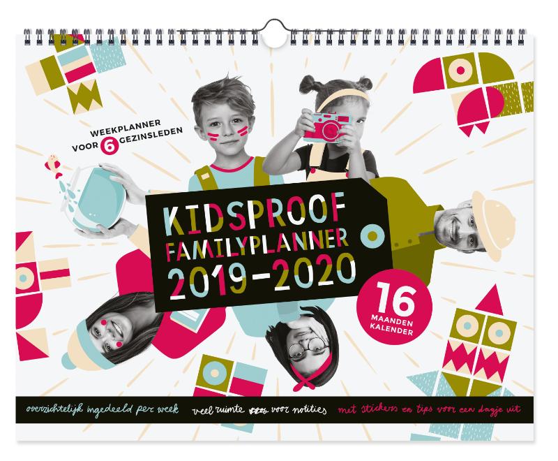 Omslag van Kidsproof Familyplanner 2019-2020