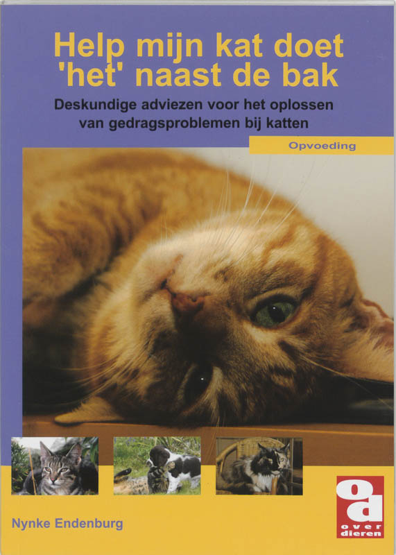 Omslag van Help, mijn kat doet 'het' naast de bak!