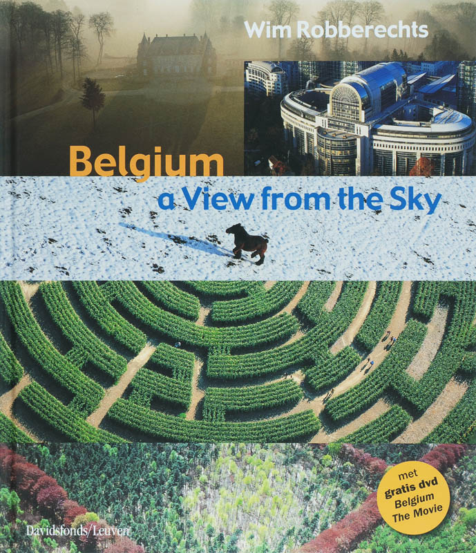 Omslag van Belgium, a view from the sky