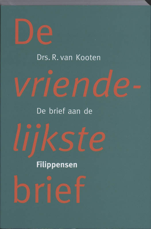 Omslag van De vriendelijkste brief