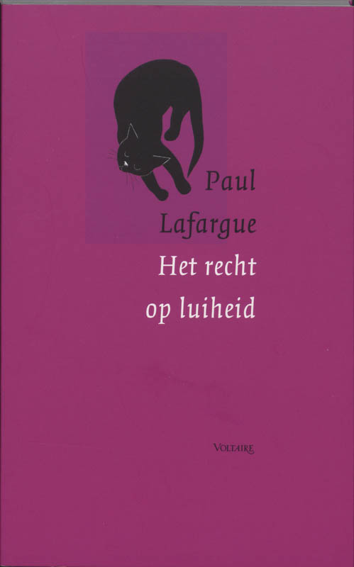 Omslag van Het recht op luiheid