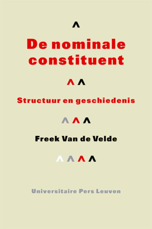 Omslag van De nominale constituent
