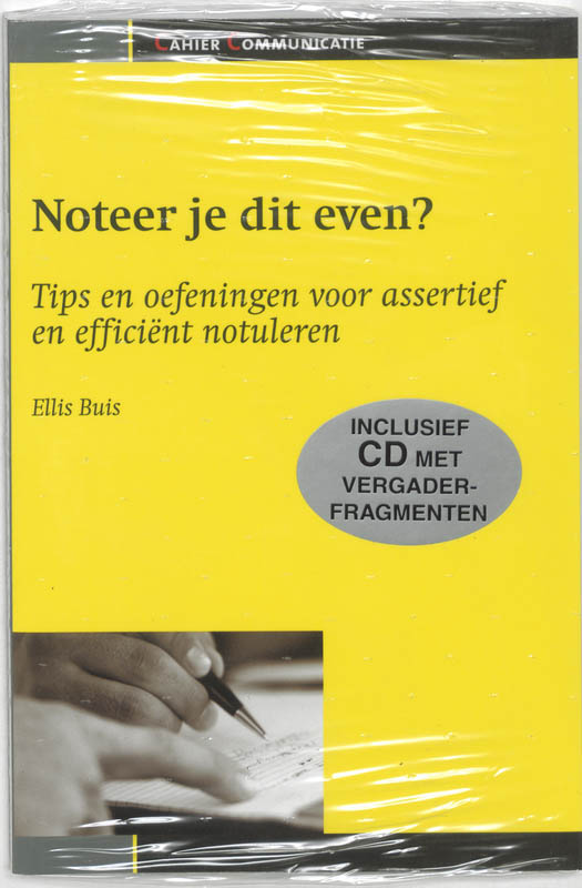 Omslag van Noteer je dit even?