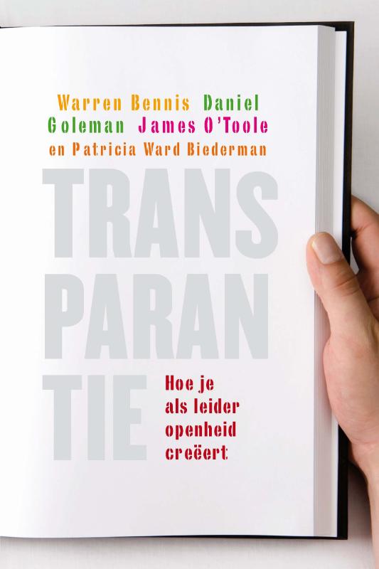 Omslag van Transparantie