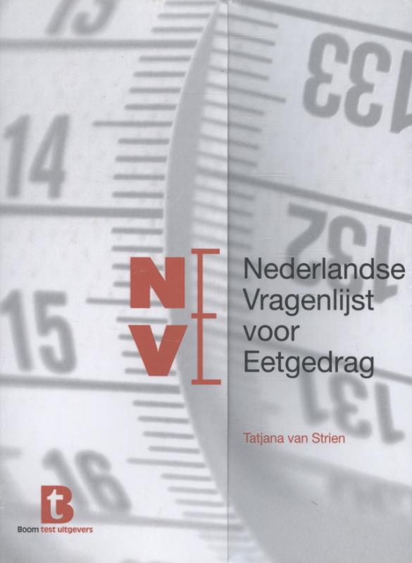 Omslag van Nederlandse vragenlijst voor eetgedrag