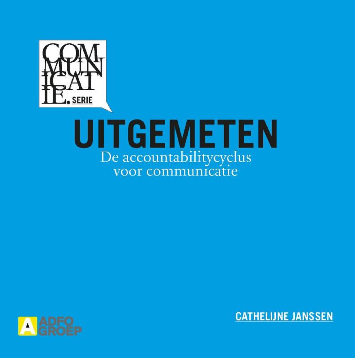 Omslag van Uitgemeten