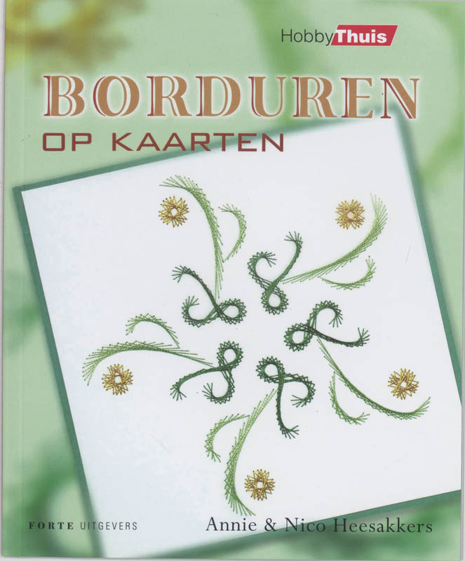 Omslag van Borduren op kaarten