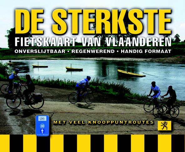 Omslag van De sterkste fietskaart van Vlaanderen