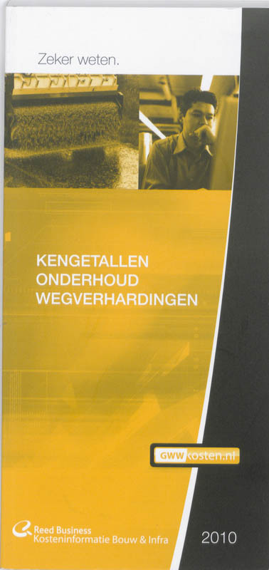 Omslag van Kengetallen onderhoud wegverhardingen