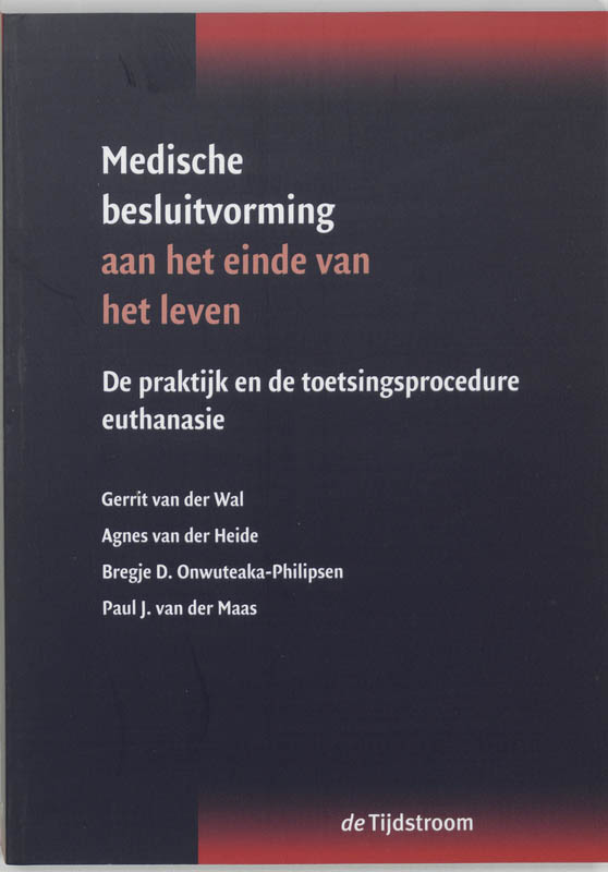 Omslag van Medische besluitvorming aan het einde van het leven