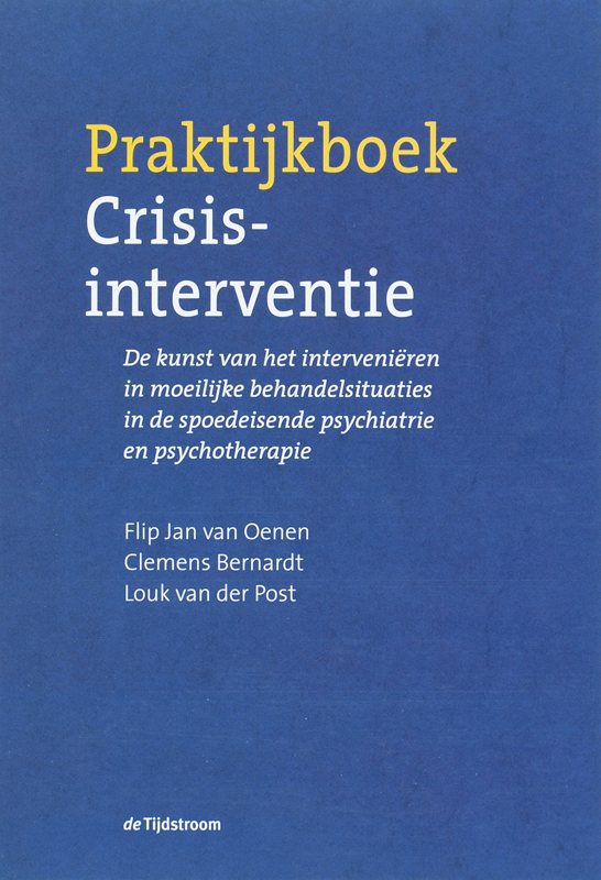 Omslag van Praktijkboek crisisinterventie