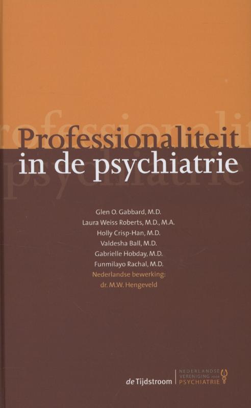 Omslag van Professionaliteit in de psychiatrie