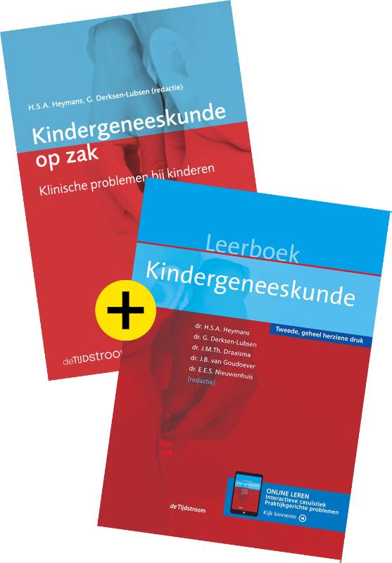Omslag van Leerboek kindergeneeskunde & Kindergeneeskunde op zak (SET)