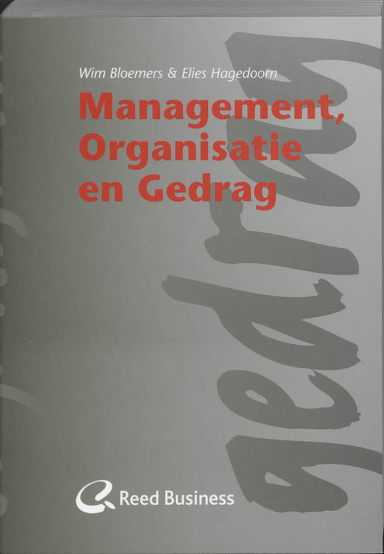Omslag van Management, Organisatie en Gedrag