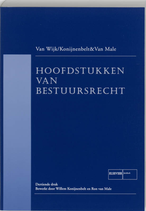 Omslag van Hoofdstukken van bestuursrecht