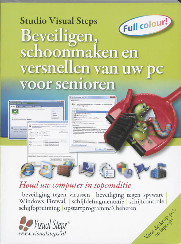 Omslag van Beveiligen, schoonmaken en versnellen van uw pc voor senioren