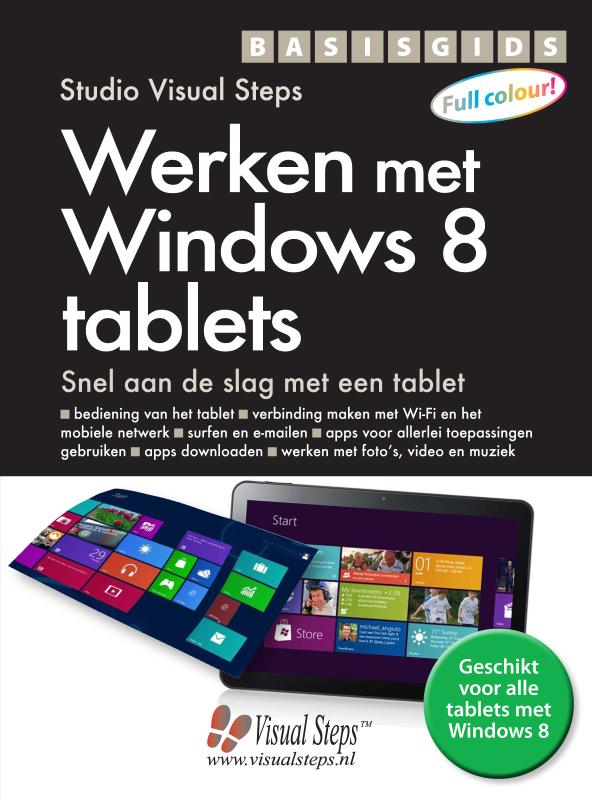 Omslag van Basisgids werken met Windows 8 tablets