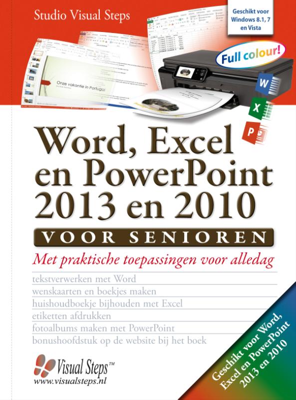 Omslag van Word, Excel en PowerPoint 2013 en 2010 voor senioren