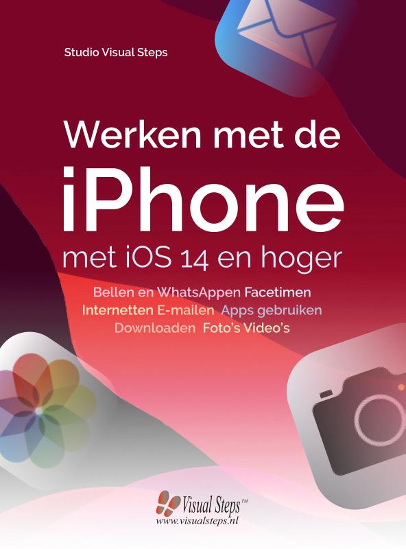Omslag van Werken met de iPhone met iOS14 en hoger