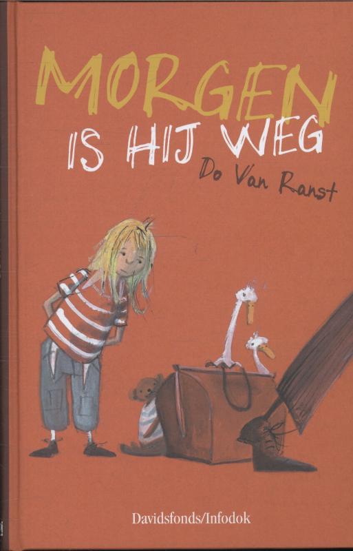Omslag van Morgen is hij weg
