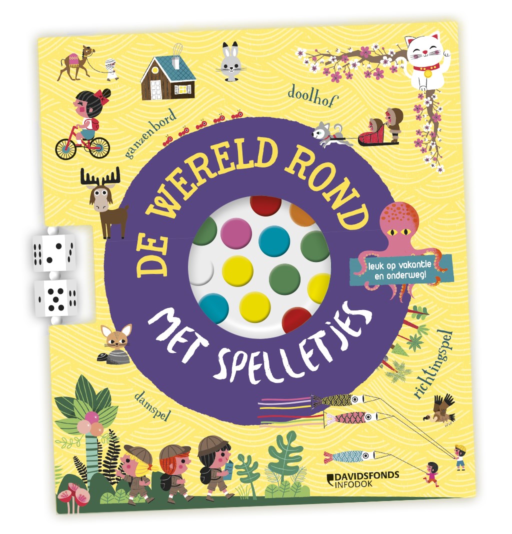 Omslag van De wereld rond met spelletjes