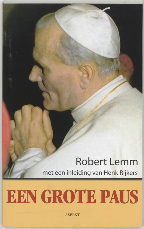 Omslag van Een grote paus