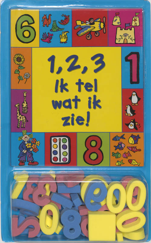 Omslag van 1, 2, 3 ik tel wat ik zie!