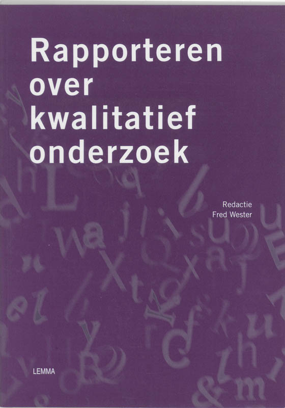 Omslag van Rapporteren over kwalitatief onderzoek