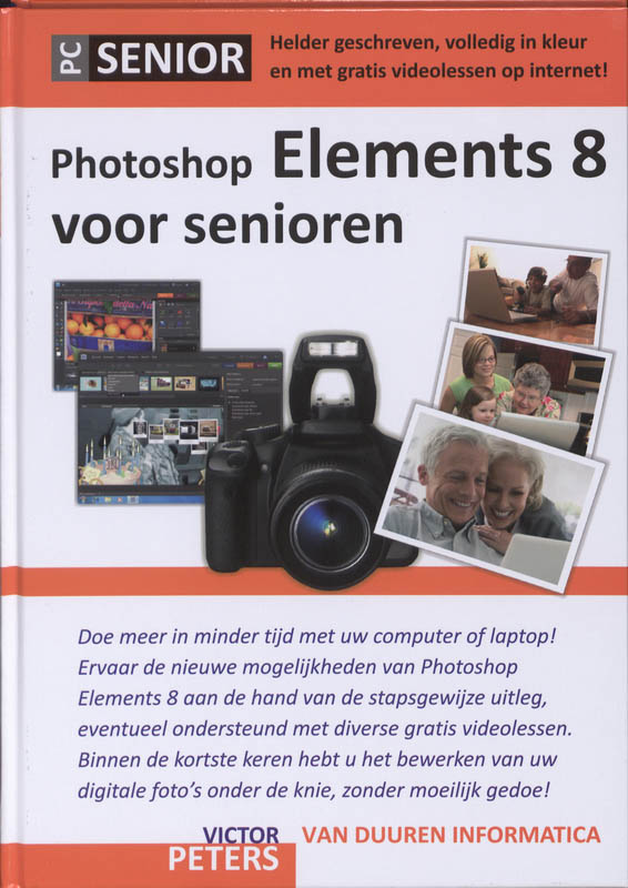 Omslag van Photoshop Elements 8 voor senioren