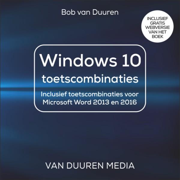 Omslag van Windows 10 toetsenbordcombinaties