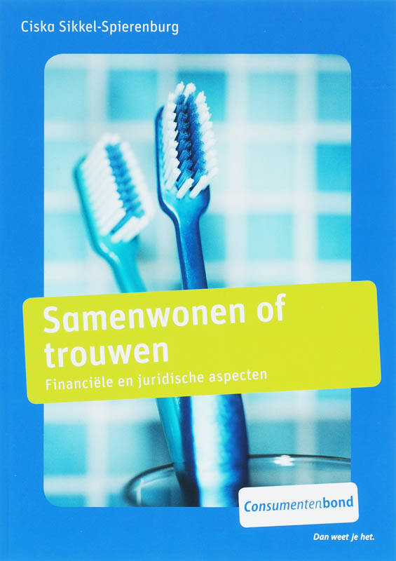 Omslag van Samenwonen of trouwen