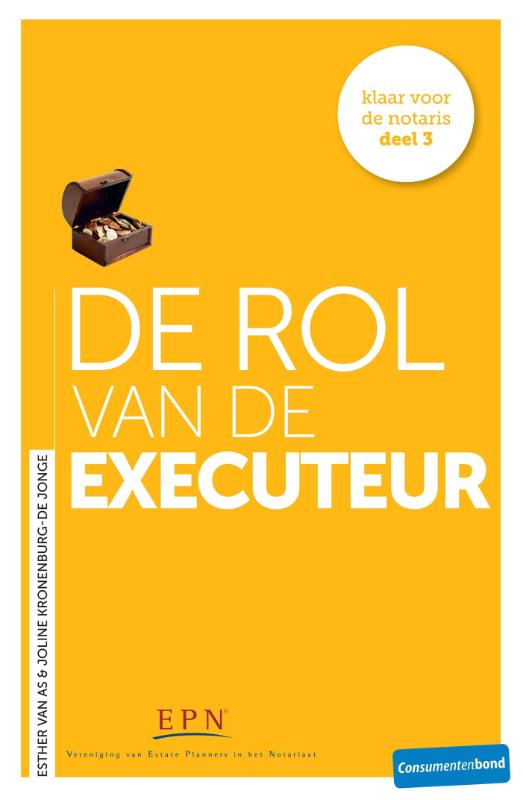 Omslag van De rol van de executeur