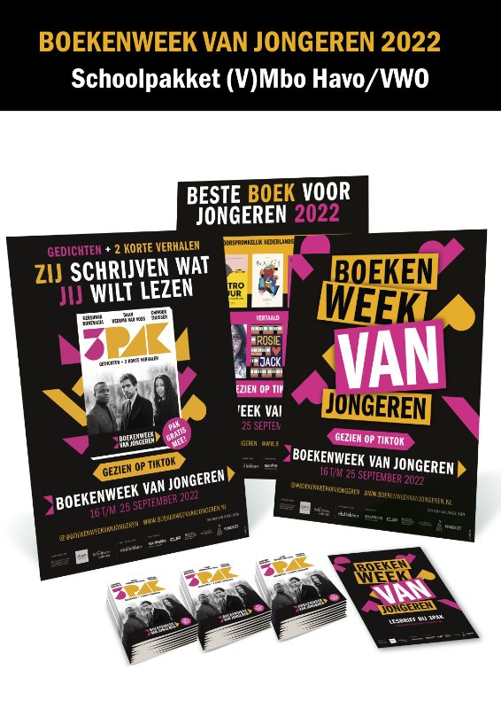 Omslag van Boekenweek van Jongeren Schoolpakket 3PAK 2022