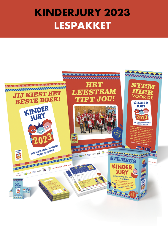 Omslag van Kinderjury 2023 Lespakket