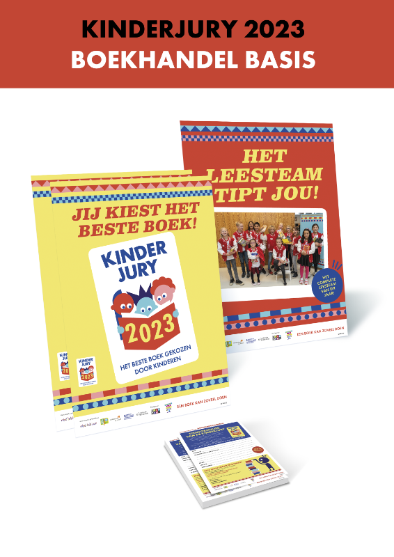 Omslag van Kinderjury 2023 POS pakket Basis