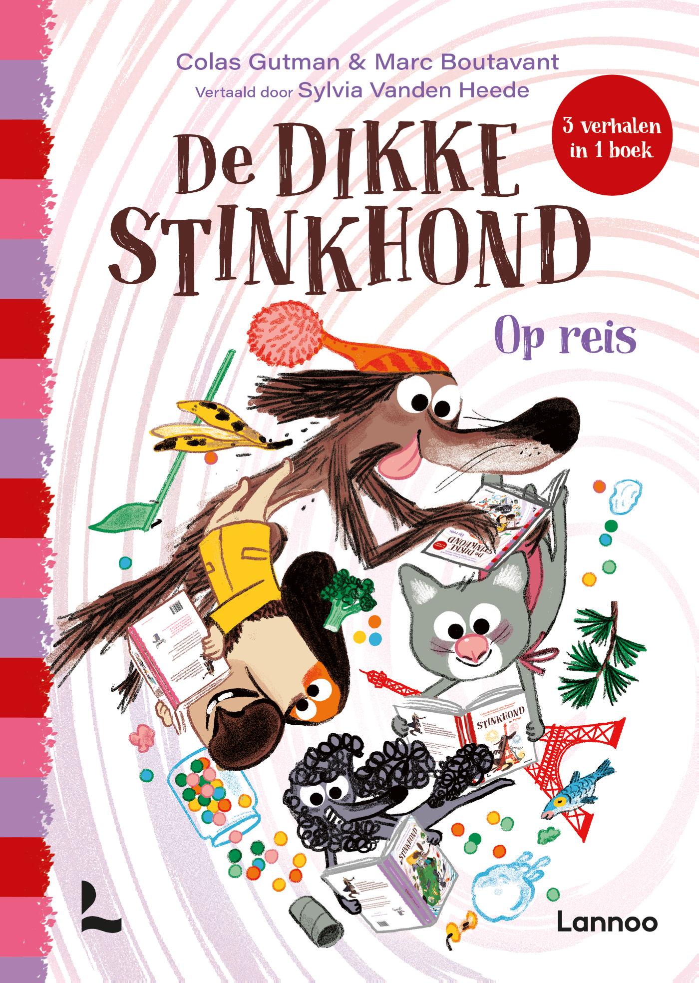 Omslag van De dikke Stinkhond op reis