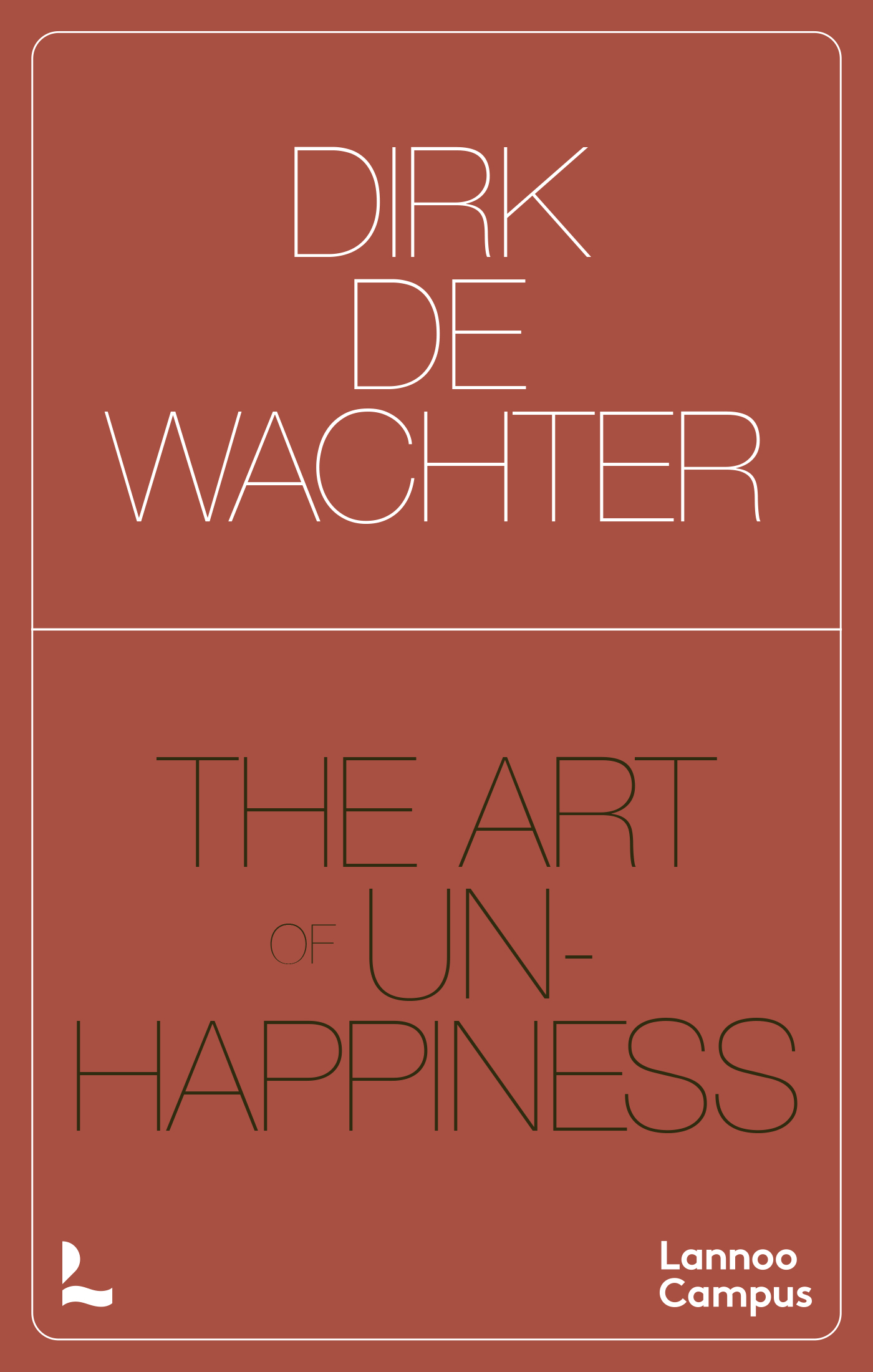 Omslag van The Art of Unhappiness
