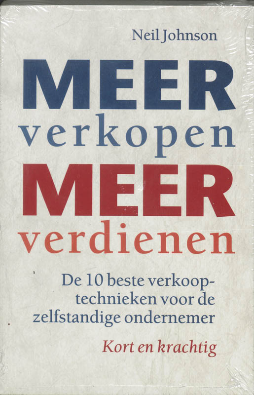 Omslag van Meer verkopen meer verdienen