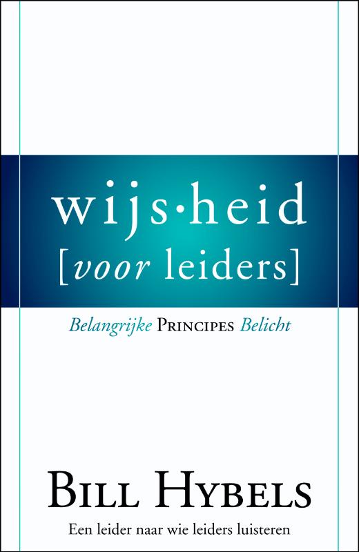 Omslag van Wijsheid voor leiders