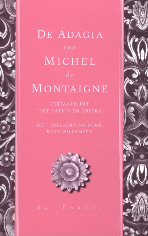 Omslag van De Adagia van Michel de Montaingne