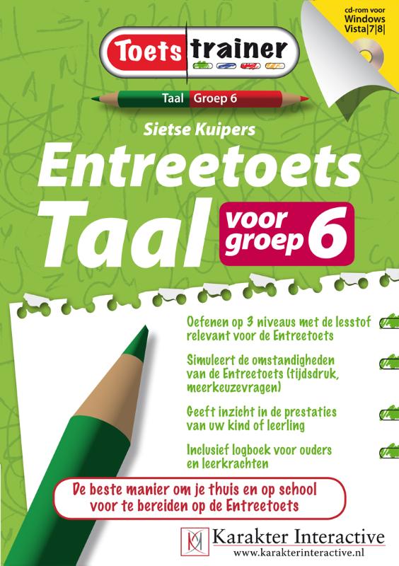 Omslag van Entreetoets Taal