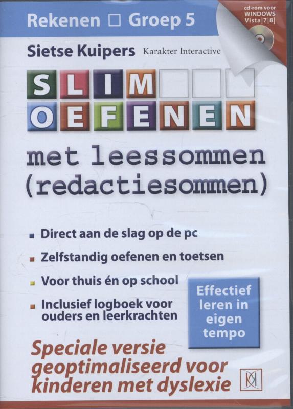 Omslag van Slim oefenen met leessommen