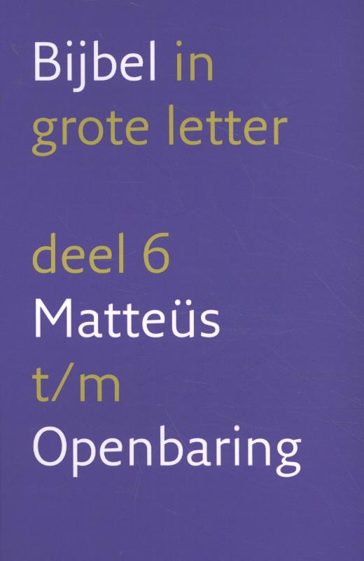 Omslag van 6 Matteüs t/m Openbaring