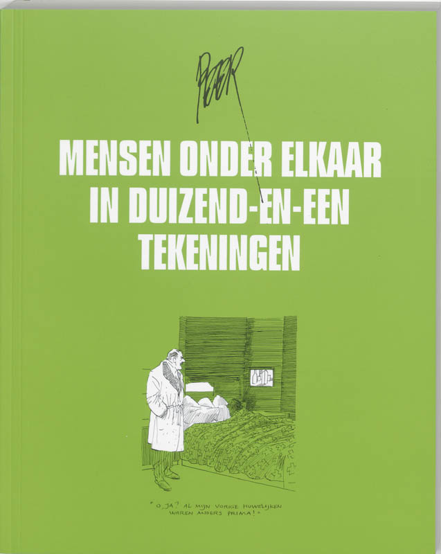 Omslag van Mensen onder elkaar in duizend-en -een tekeningen