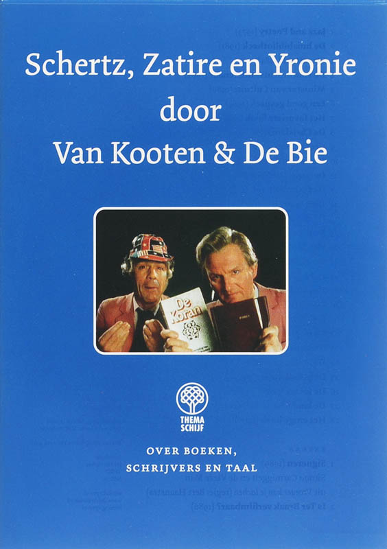 Omslag van Schertz, zatire en yronie