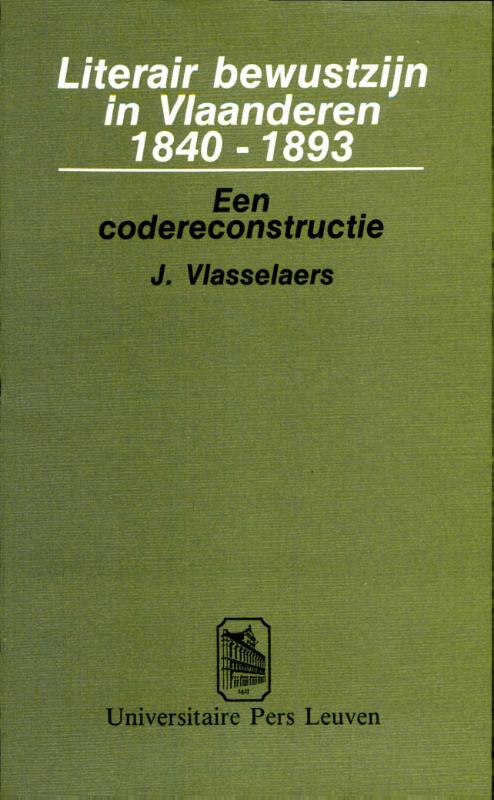 Omslag van Literair bewustz.vlaanderen 1840-93