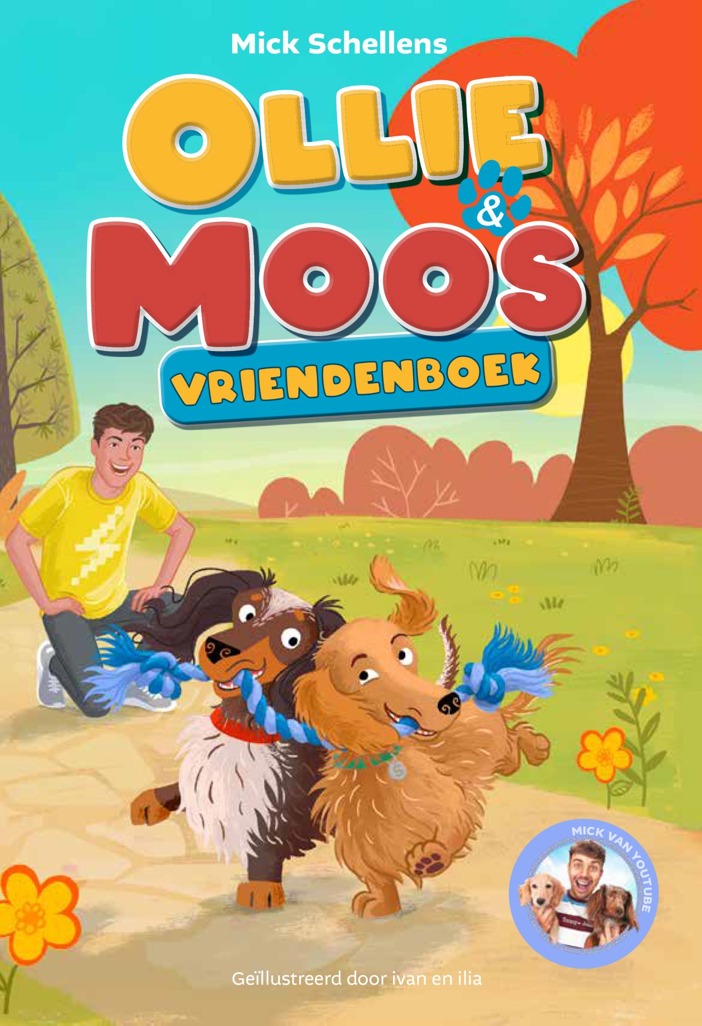 Omslag van Ollie & Moos vriendenboek