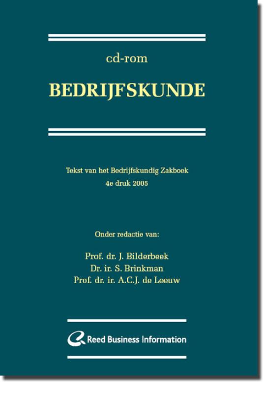 Omslag van Bedrijfskunde