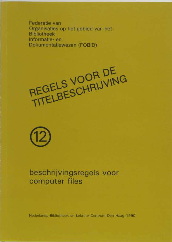 Omslag van 12 Computerfiles